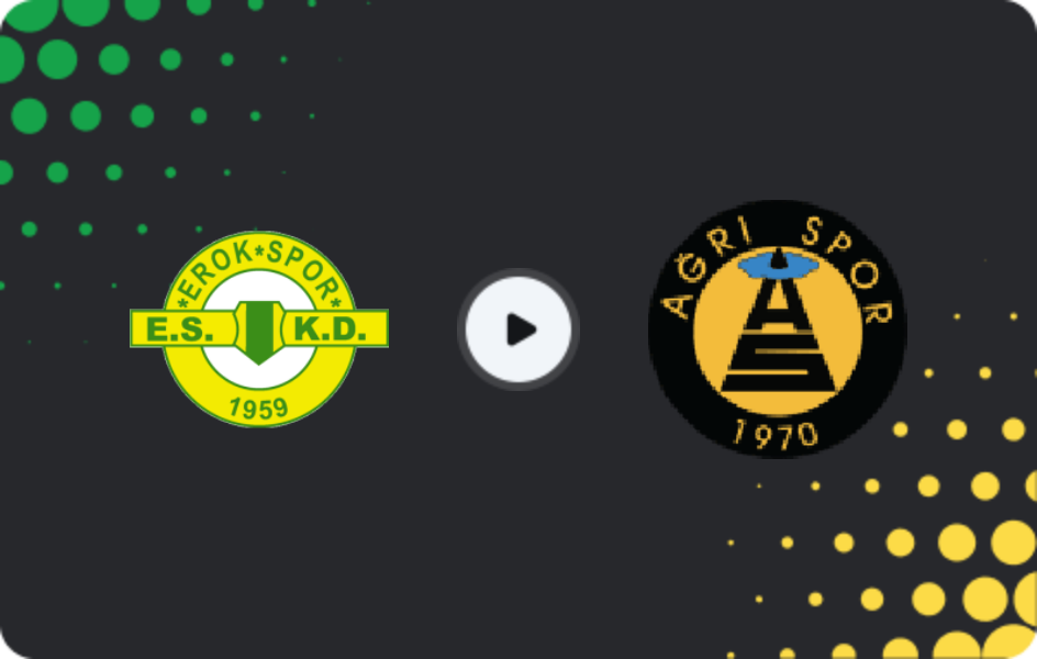 Where to watch Erokspor — Ağrı 1970, Cup, 30.10.2025