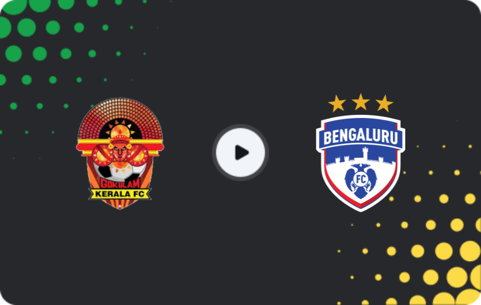 Where to watch Gokulam — Bengaluru, AIFF Super Cup, 02.11.2025
