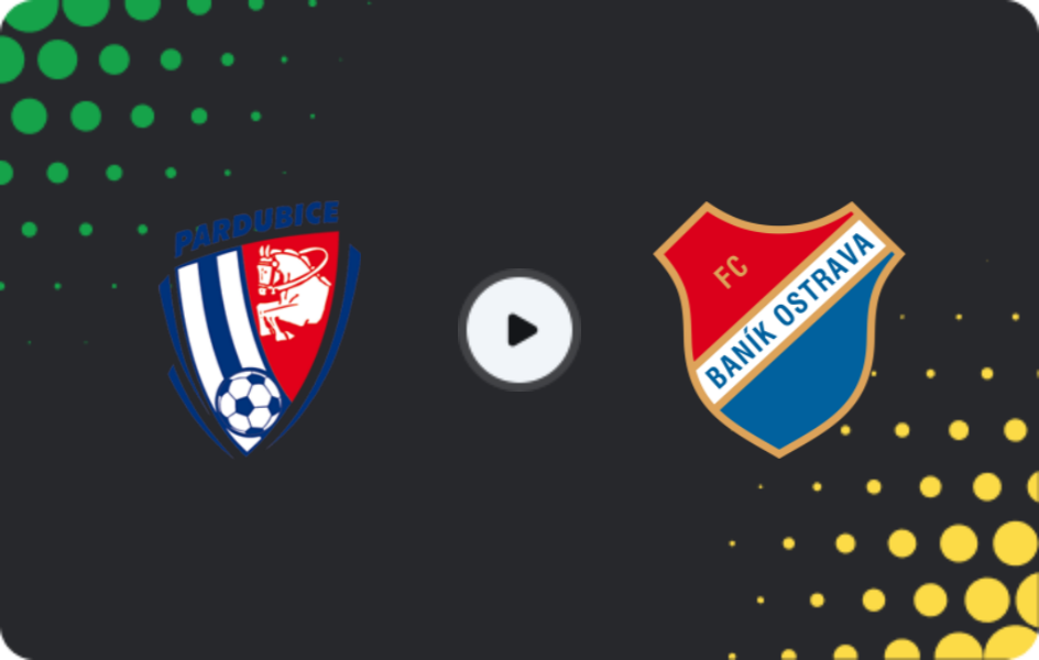 Where to watch Pardubice — Baník Ostrava, Cup, 05.11.2025