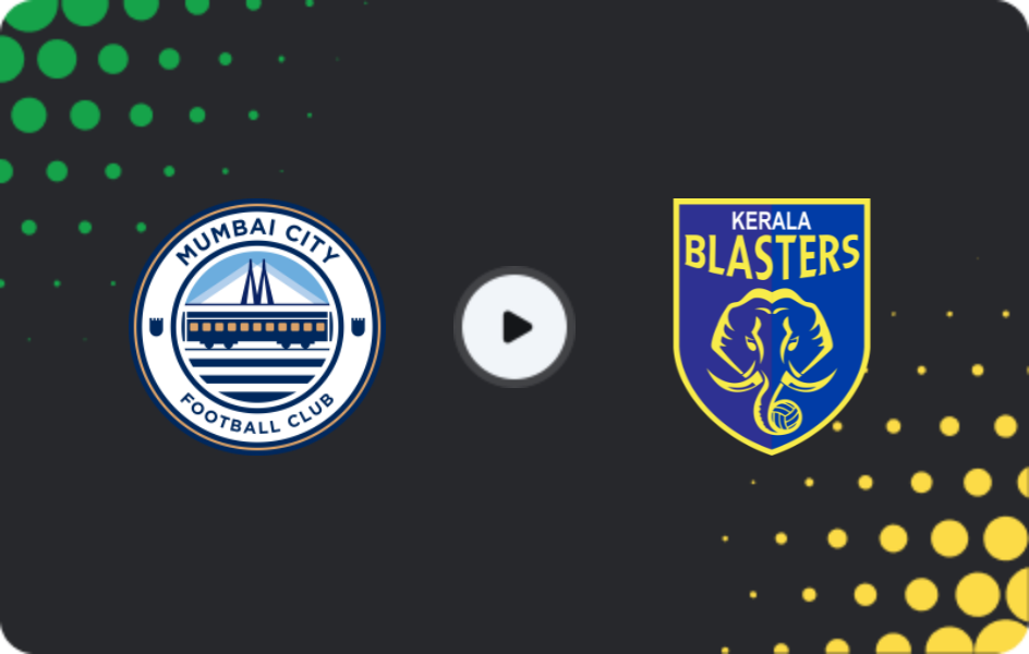 Where to watch Mumbai City — Kerala Blasters, AIFF Super Cup, 06.11.2025