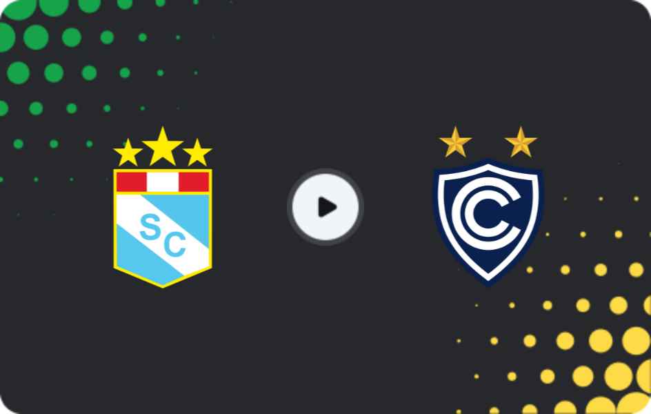 Where to watch Sporting Cristal — Cienciano, Primera División, 07.11.2025
