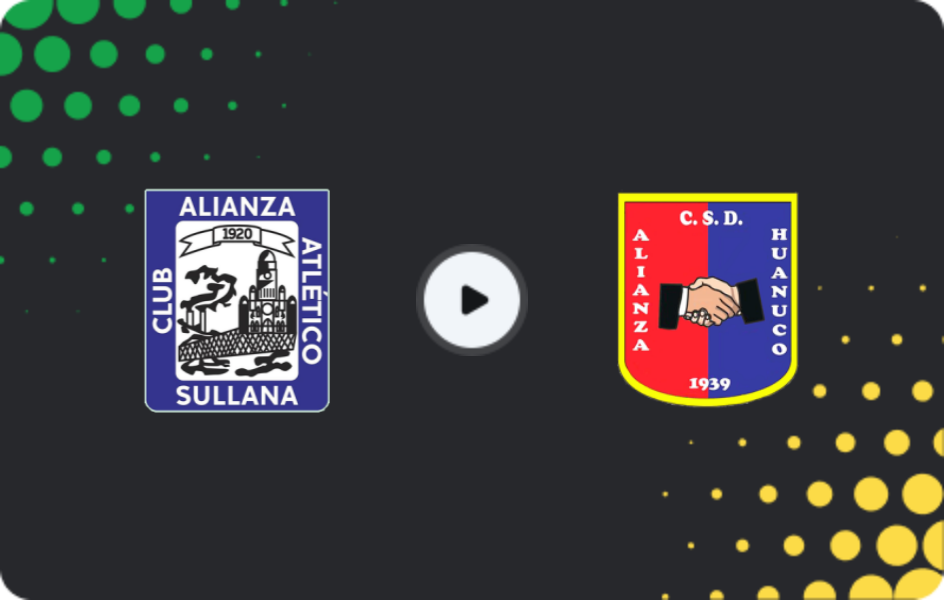 Where to watch Alianza Atletico — Alianza Universidad, Primera División, 09.11.2025