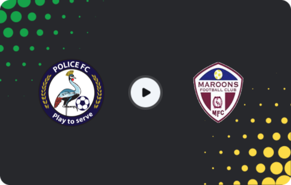 Where to watch Police — Maroons, Premier League, 29.10.2025