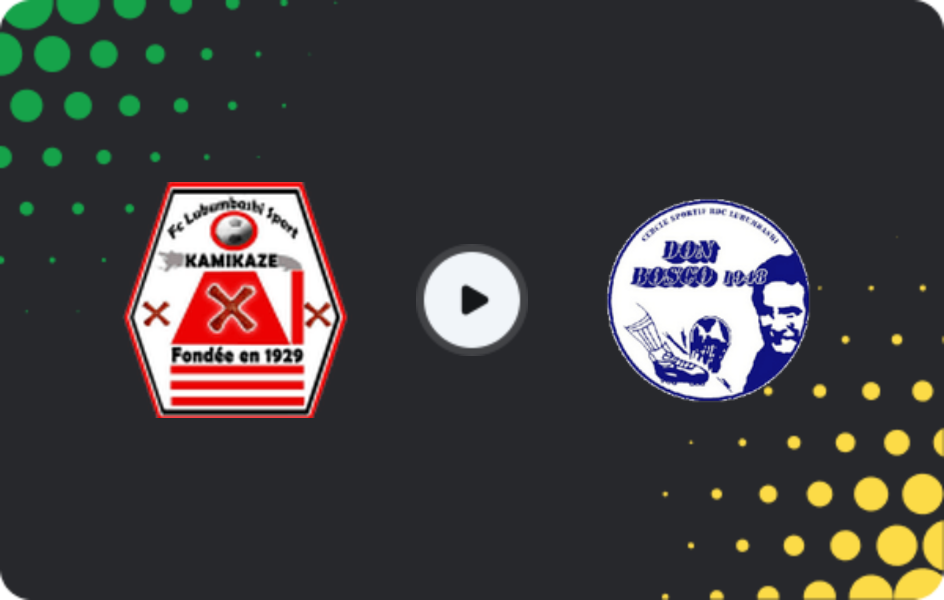 Where to watch Lubumbashi Sport — Don Bosco, Ligue 1, 29.10.2025