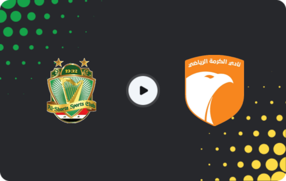 Where to watch Al Shorta — Al-Karma, Stars League, 29.10.2025