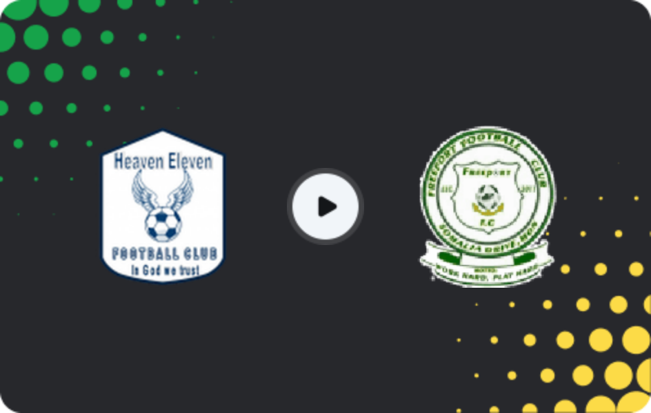Where to watch Heaven Eleven — Freeport, LFA First Division, 29.10.2025
