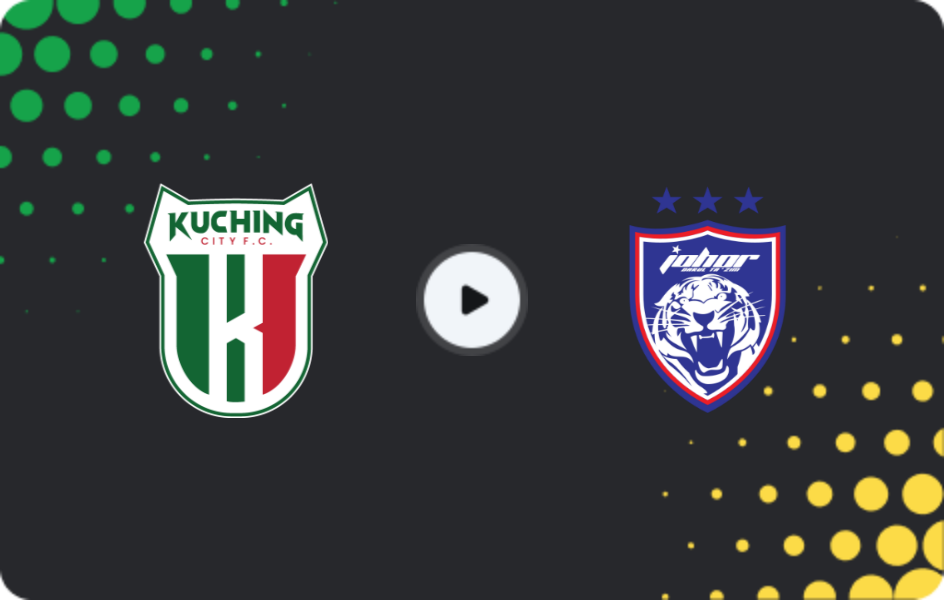 Where to watch Kuching City — Johor Darul Takzim, FA Cup, 08.11.2025