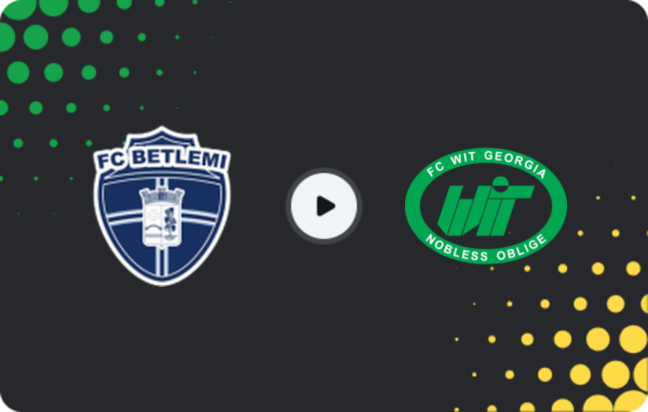 Where to watch Betlemi — WIT Georgia, Liga 3, 30.10.2025