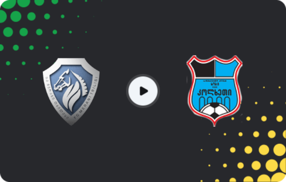Where to watch Merani Tbilisi — Kolkheti Khobi, Liga 3, 30.10.2025