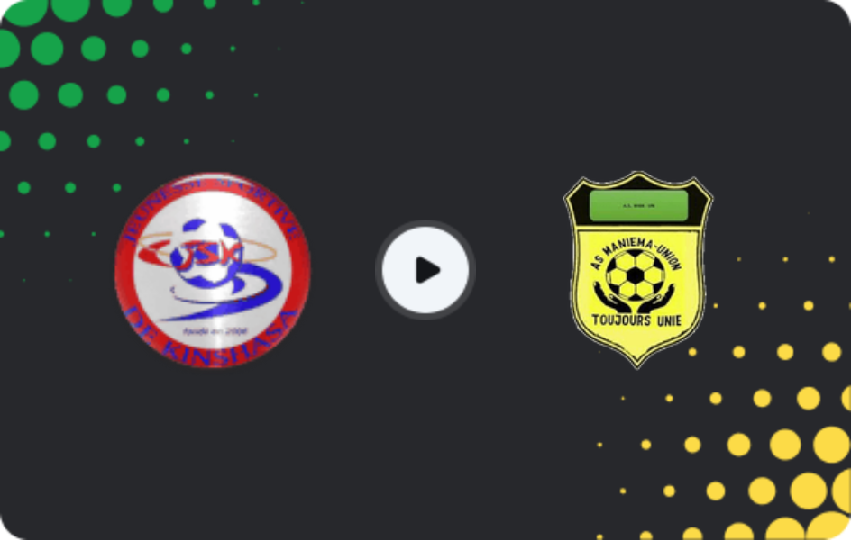 Where to watch JSK — Maniema Union, Ligue 1, 30.10.2025