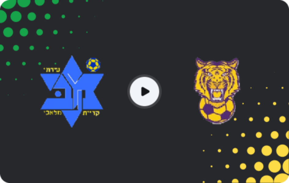 Where to watch Maccabi Kiryat Malachi — Holon Yermiyahu, Liga Alef, 31.10.2025