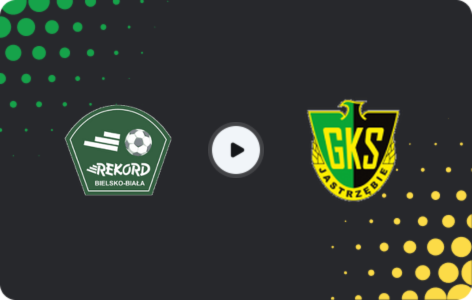 Where to watch Rekord Bielsko-Biała — Jastrzębie, II Liga - East, 31.10.2025