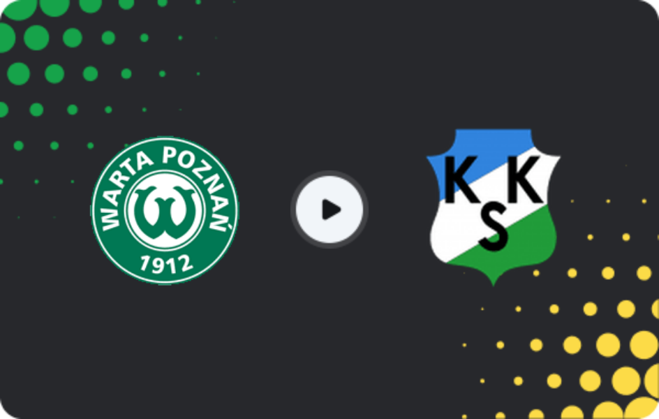 Where to watch Warta Poznań — Kalisz, II Liga - East, 31.10.2025