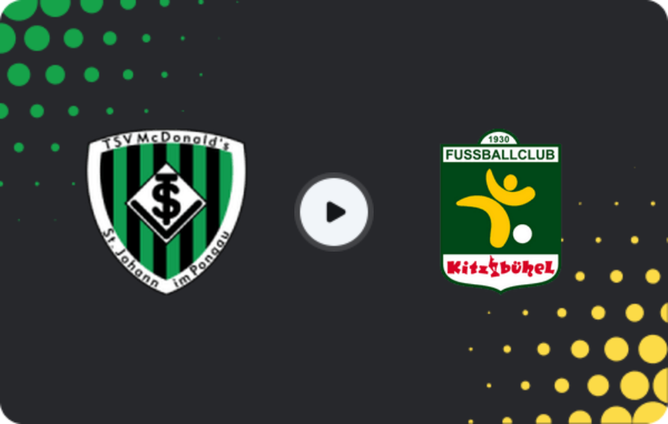 Where to watch TSV St. Johann — Kitzbühel, Regionalliga - West, 31.10.2025