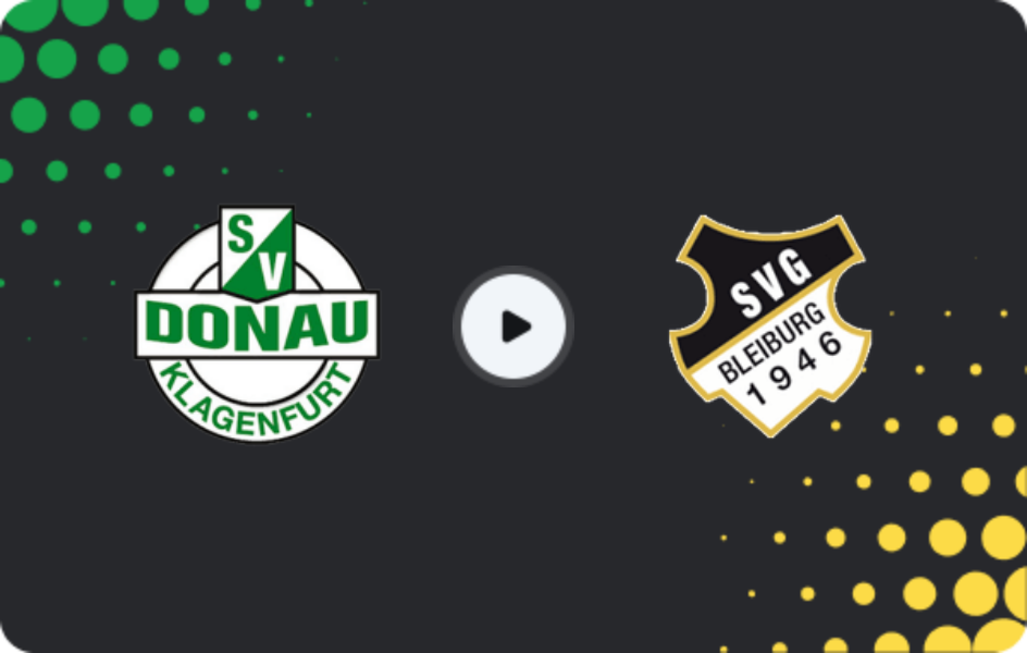 Where to watch Donau Klagenfurt — Bleiburg, Landesliga - Karnten, 31.10.2025