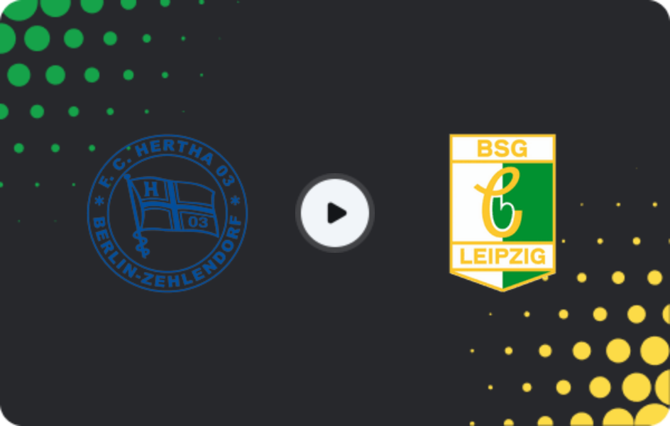Where to watch Hertha Zehlendorf — BSG Chemie Leipzig, Regionalliga - Nordost, 25.02.2026
