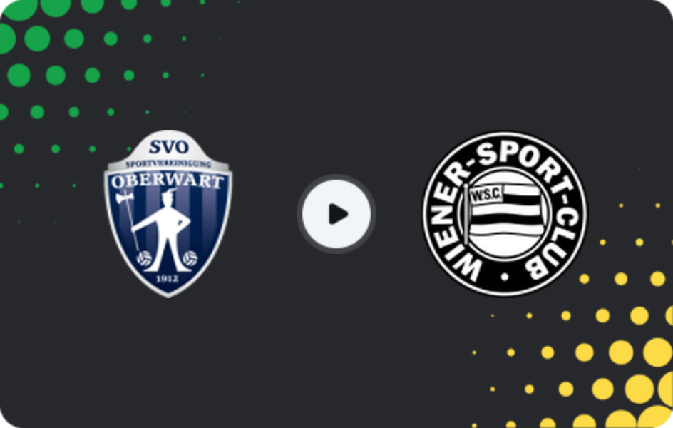 Where to watch Oberwart — Wiener SC, Regionalliga - Ost, 31.10.2025