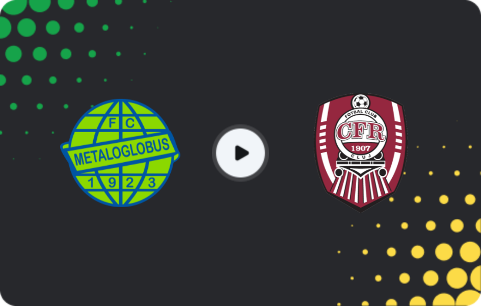 Where to watch Metaloglobus — CFR Cluj, Cupa României, 03.12.2025