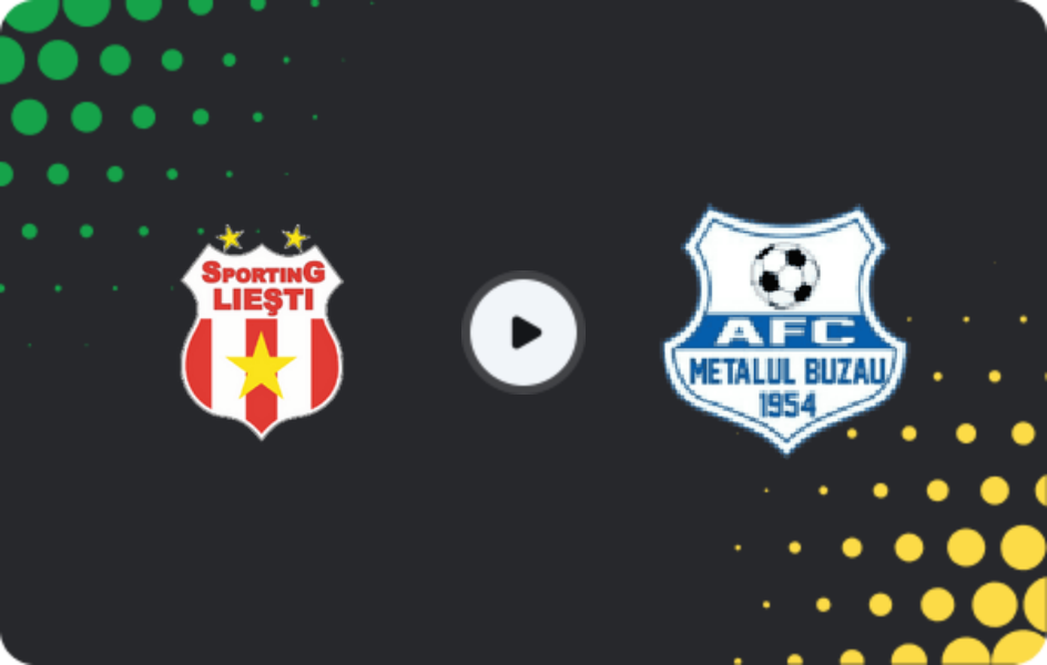 Where to watch Sporting Lieşti — Metalul Buzău, Cupa României, 03.12.2025