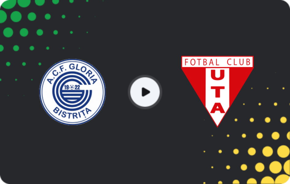 Where to watch Gloria Bistriţa — UTA Arad, Cupa României, 17.12.2025