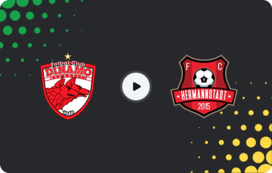 Where to watch Dinamo Bucuresti — Hermannstadt, Cupa României, 11.02.2026