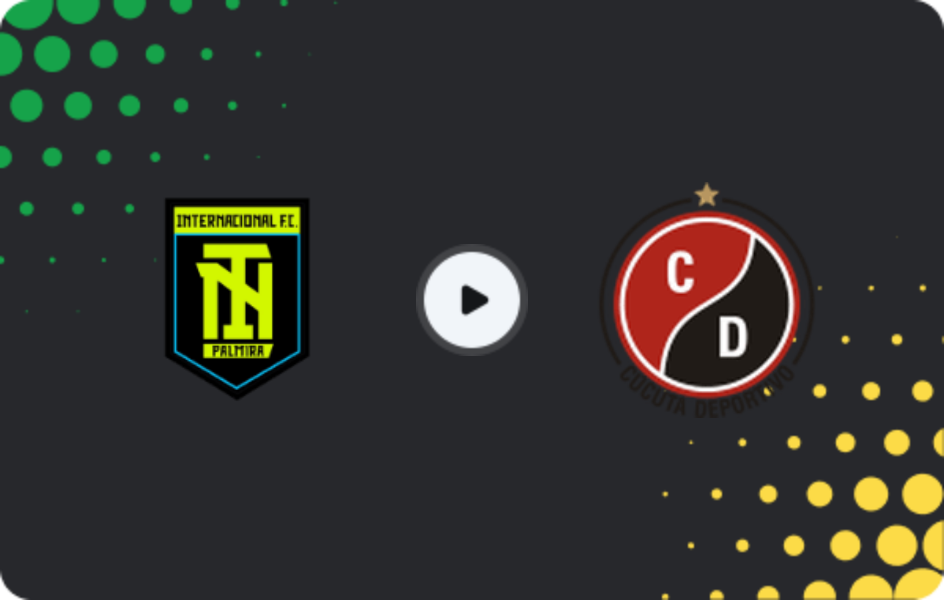 Where to watch Internacional Palmira — Cucuta, Primera B, 01.11.2025