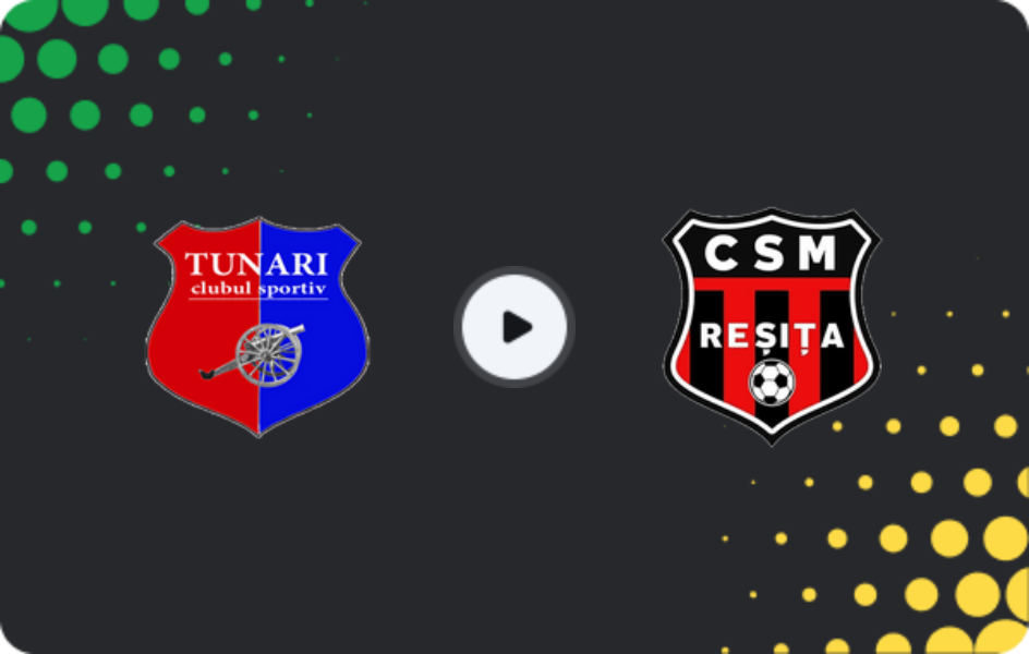 Where to watch Tunari — CSM Reşiţa, Liga II, 01.11.2025