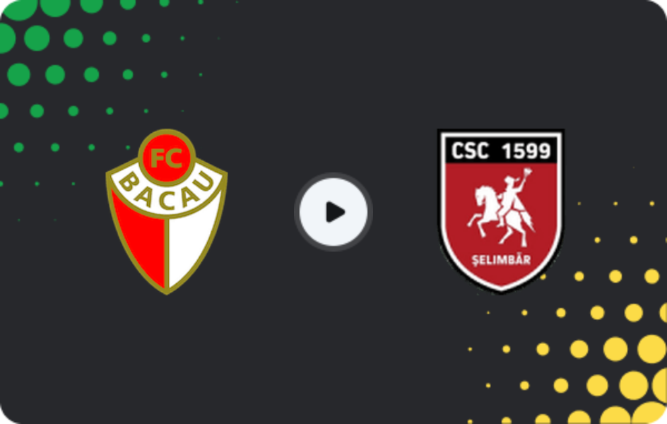 Where to watch FC Bacau — Viitorul Şelimbăr, Liga II, 01.11.2025