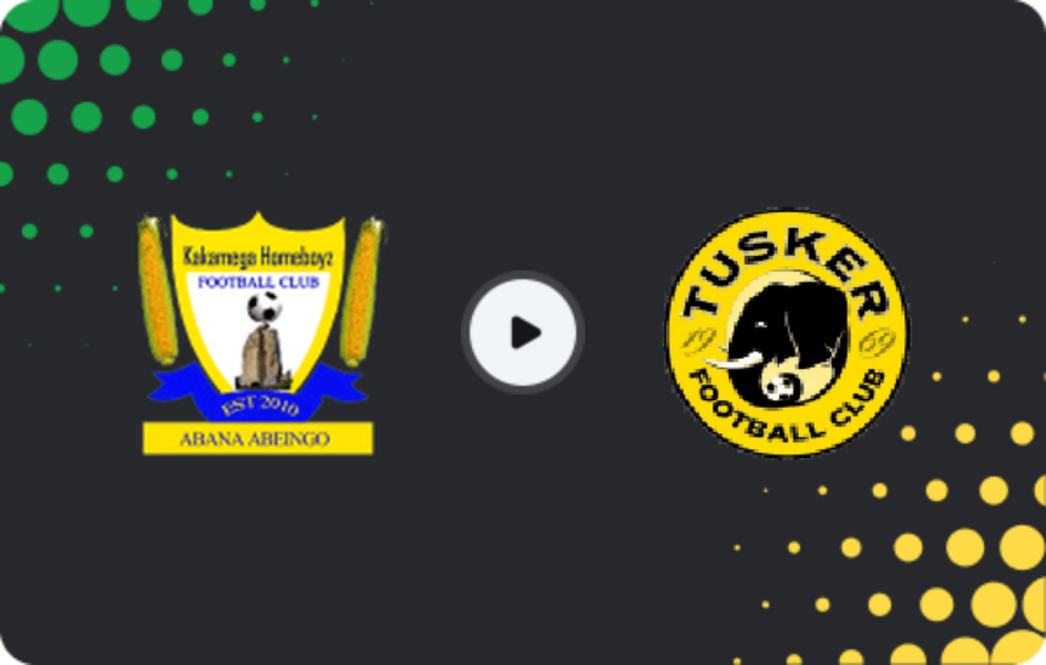 Where to watch Homeboyz — Tusker, FKF Premier League, 02.11.2025