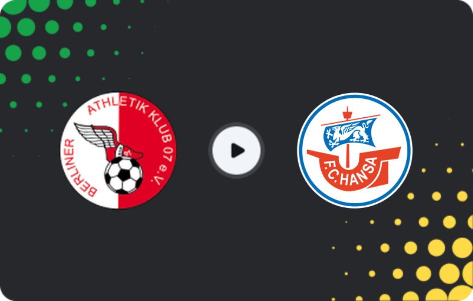 Where to watch BAK '07 — Hansa Rostock II, NOFV-Oberliga Nord, 11.02.2026