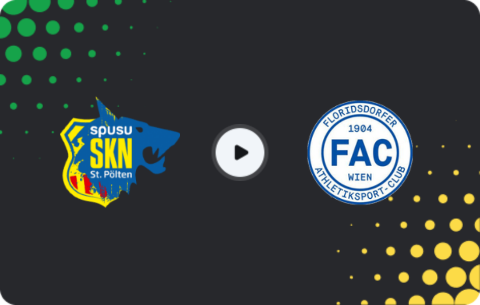 Where to watch SKN ST. Polten — Floridsdorfer AC, 2. Liga, 01.11.2025