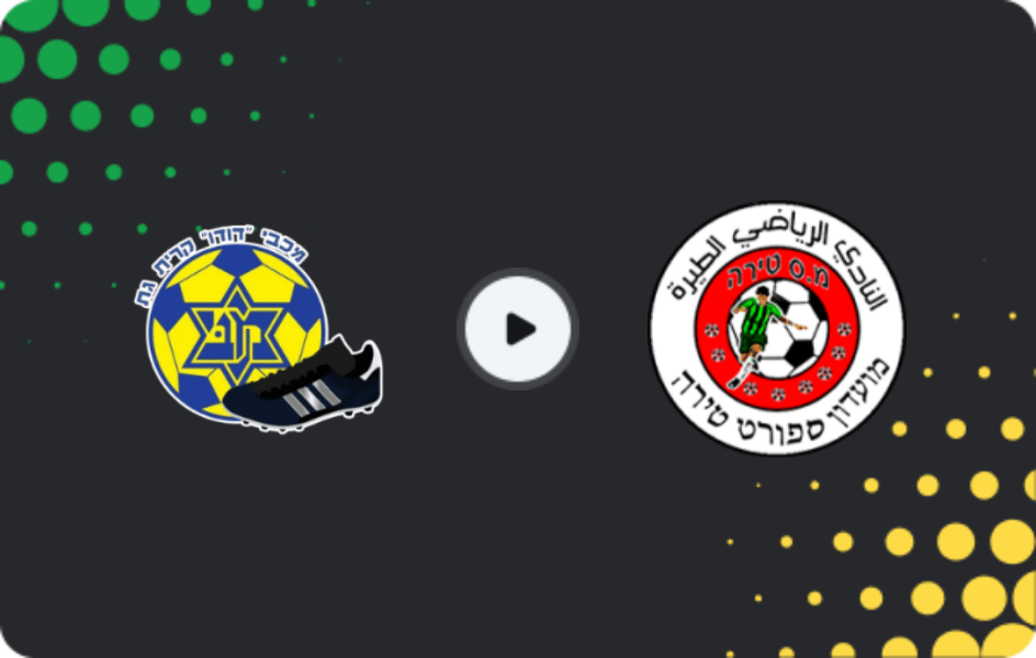 Where to watch Maccabi Kiryat Gat — Tzeirey Tira, Liga Alef, 01.11.2025