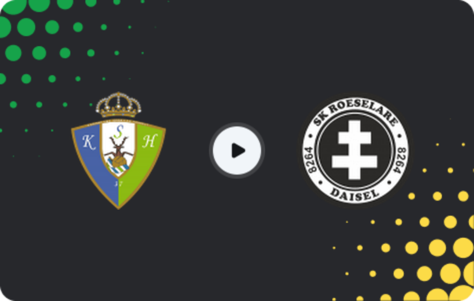 Where to watch Sporting Hasselt — Roeselare Daisel, First Amateur Division, 01.11.2025