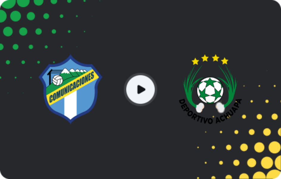 Where to watch Comunicaciones — Achuapa, Liga Nacional, 02.11.2025
