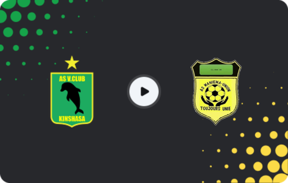 Where to watch Vita Club — Maniema Union, Ligue 1, 02.11.2025