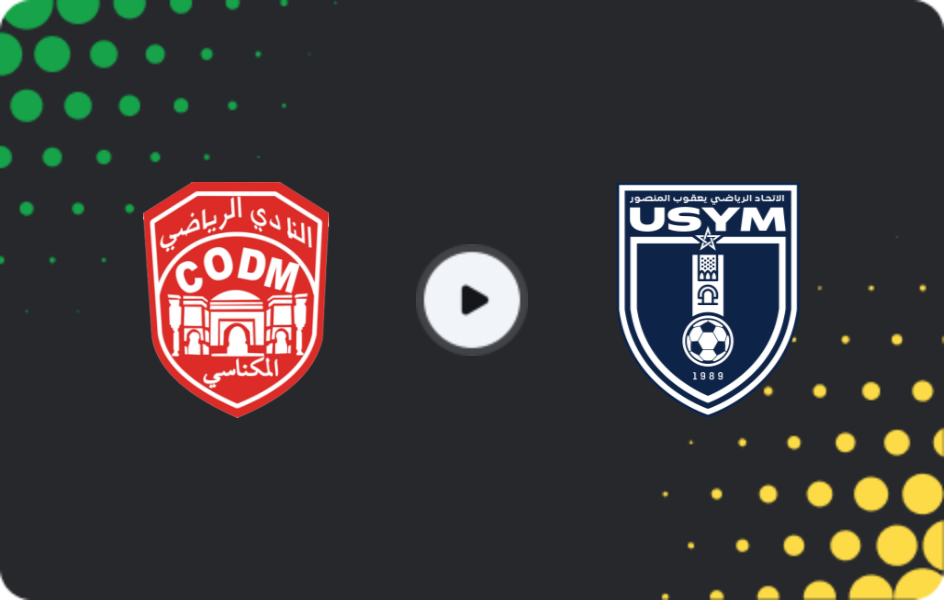 Where to watch CODM Meknès — Yacoub El Mansour, Botola Pro, 08.11.2025