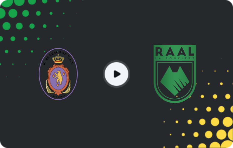 Where to watch Beerschot Wilrijk — RAAL La Louvière, Cup, 02.12.2025