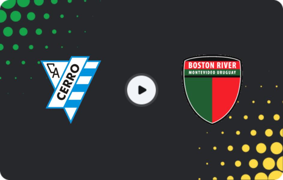 Where to watch Cerro — Boston River, Primera División - Clausura, 09.11.2025