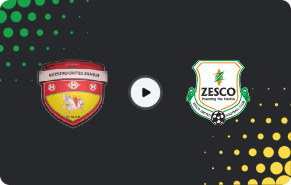 Where to watch Man Utd Zambia Academy — ZESCO United, Super League, 08.11.2025