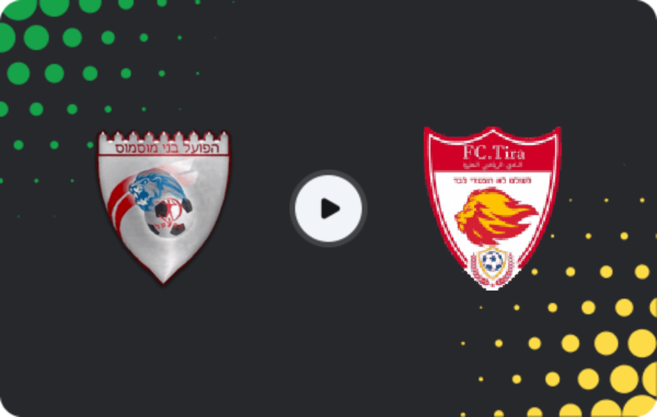 Where to watch Hapoel Bnei Musmus — Tira, Liga Alef, 05.11.2025