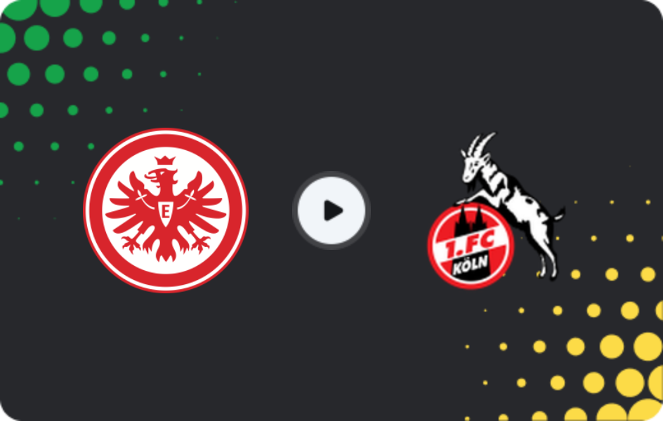 Where to watch Eintracht Frankfurt W — FC Koln W, Frauen Bundesliga, 05.11.2025