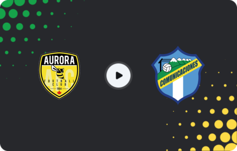 Where to watch Aurora — Comunicaciones, Liga Nacional, 06.11.2025