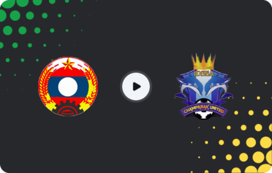 Where to watch Lao Army — Champasak United, Lao League, 06.11.2025