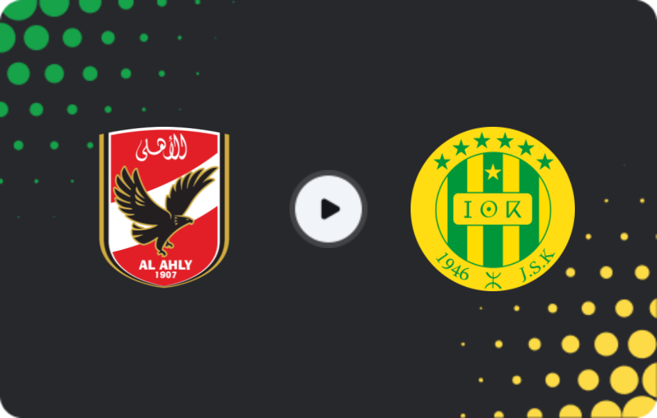 Where to watch Al Ahly — JS Kabylie, CAF Champions League, 22.11.2025