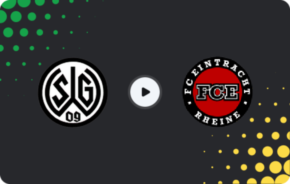 Where to watch SG Wattenscheid 09 — Eintracht Rheine, Oberliga - Westfalen, 06.11.2025