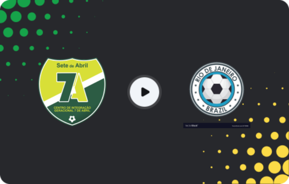 Where to watch 7 de Abril — Rio de Janeiro, Carioca B2, 06.11.2025