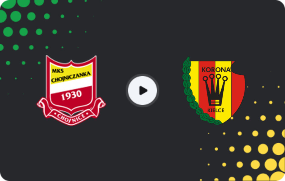 Where to watch Chojniczanka Chojnice — Korona Kielce, Cup, 04.12.2025