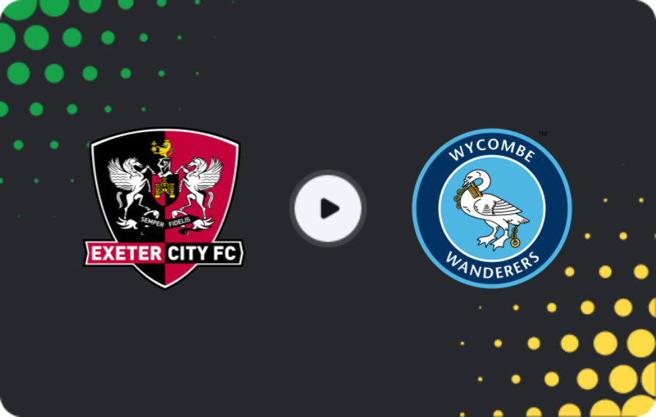 Where to watch Exeter City — Wycombe, FA Cup, 06.12.2025