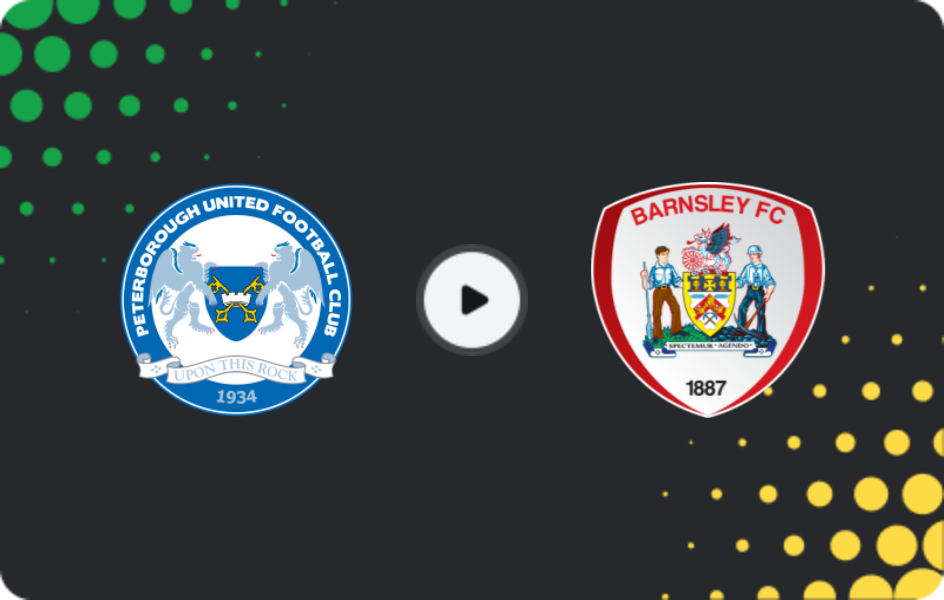 Where to watch Peterborough — Barnsley, FA Cup, 06.12.2025