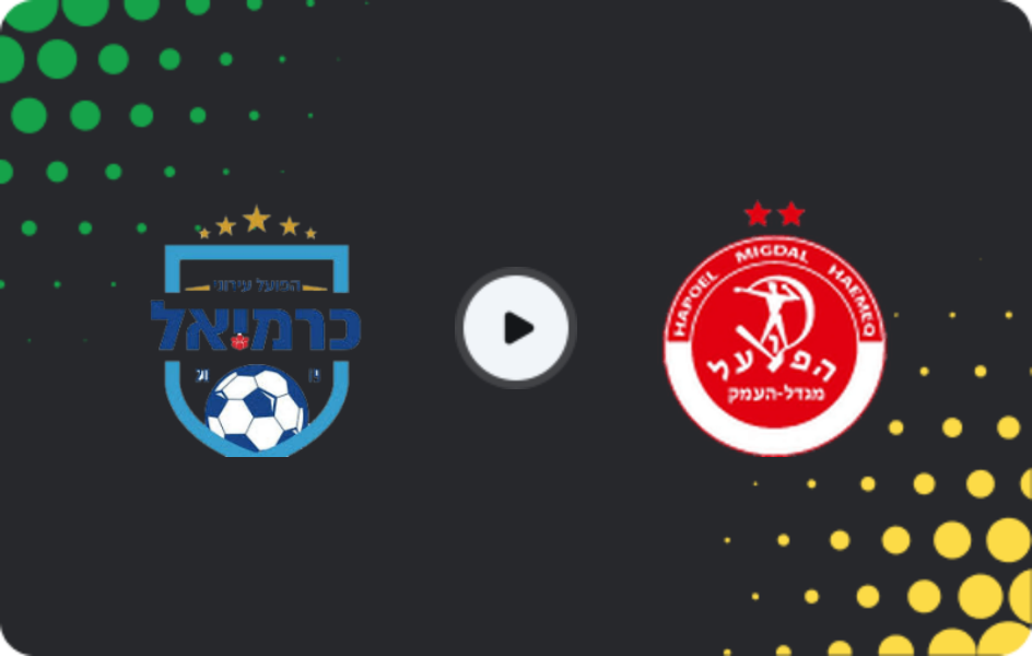 Where to watch Hapoel Ironi Karmiel — Hapoel Migdal HaEmek, Liga Alef, 07.11.2025